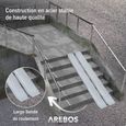 AREBOS Lot de 2 rampes d'accès | Rampe de chargement pour moto | Rail de chargement en acier galvanisé | 400 kg-3