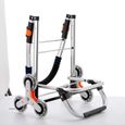 Chariot De Courses Pliable pour L'épicerie, Portable Panier Stable Climber Carrosserie Chariots De Rangement Isolé avec Roues374-3
