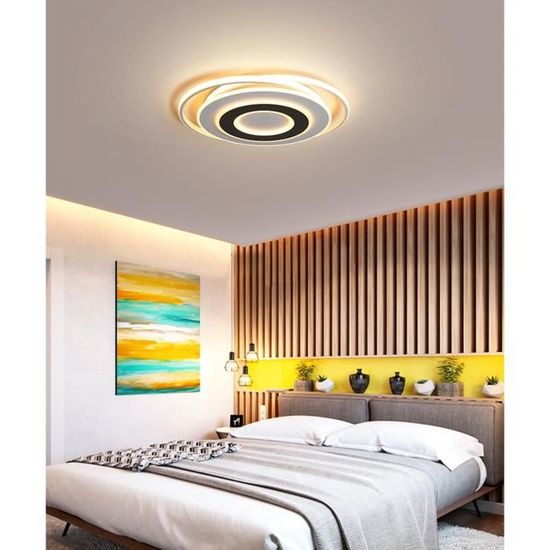 Design Bureau Plafond DECO DEL Lampe Cube commutable Salon Chambre Luminaire
