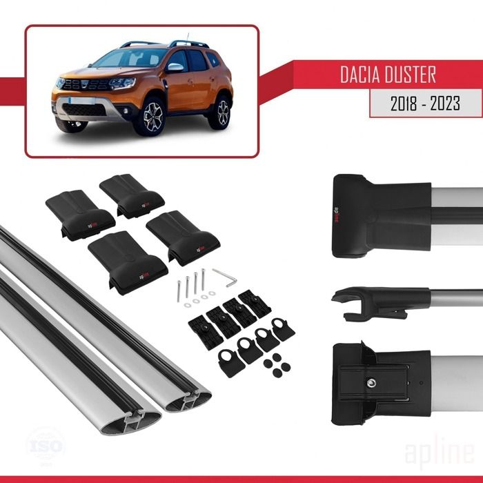 Pour Peugeot 5008 2017-2023 HOOK Barres de Toit Railing Porte-Bagages de  voiture Avec verrouillable Alu Gris - Cdiscount Auto