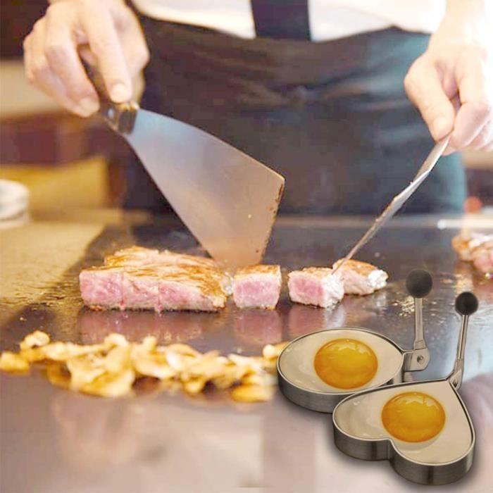 11 Pièces Spatules Barbecue AMZMUKAUP Acier Inoxydable – Set Complet Pour Plancha Teppanyaki Professionnel
