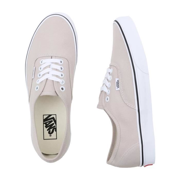 Tennis Basket Basses VANS Authentic Beige Mixte Lacets