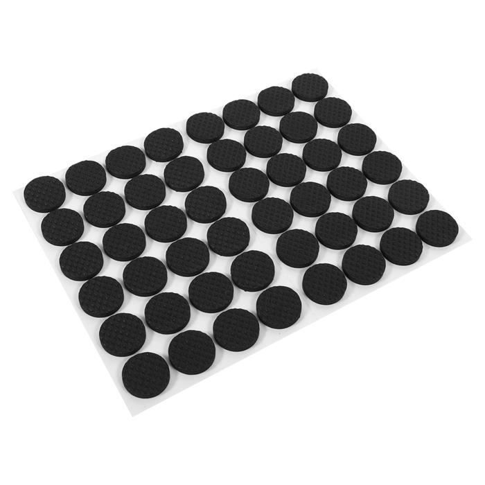 Lot De 16 Tapis Antidérapants Autocollants Pour Meubles - Protection Sol Noir