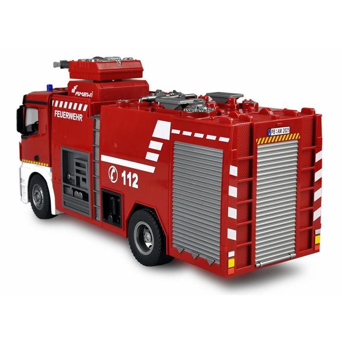 Camion De POMPIERS Télécommandé à L'échelle 1:24, Avec Lumières LED Et SONS - Jeux - Jouets