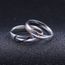 Bague 12noirmode En Acier Inoxydable Ht Forme Puzzle Promesse De