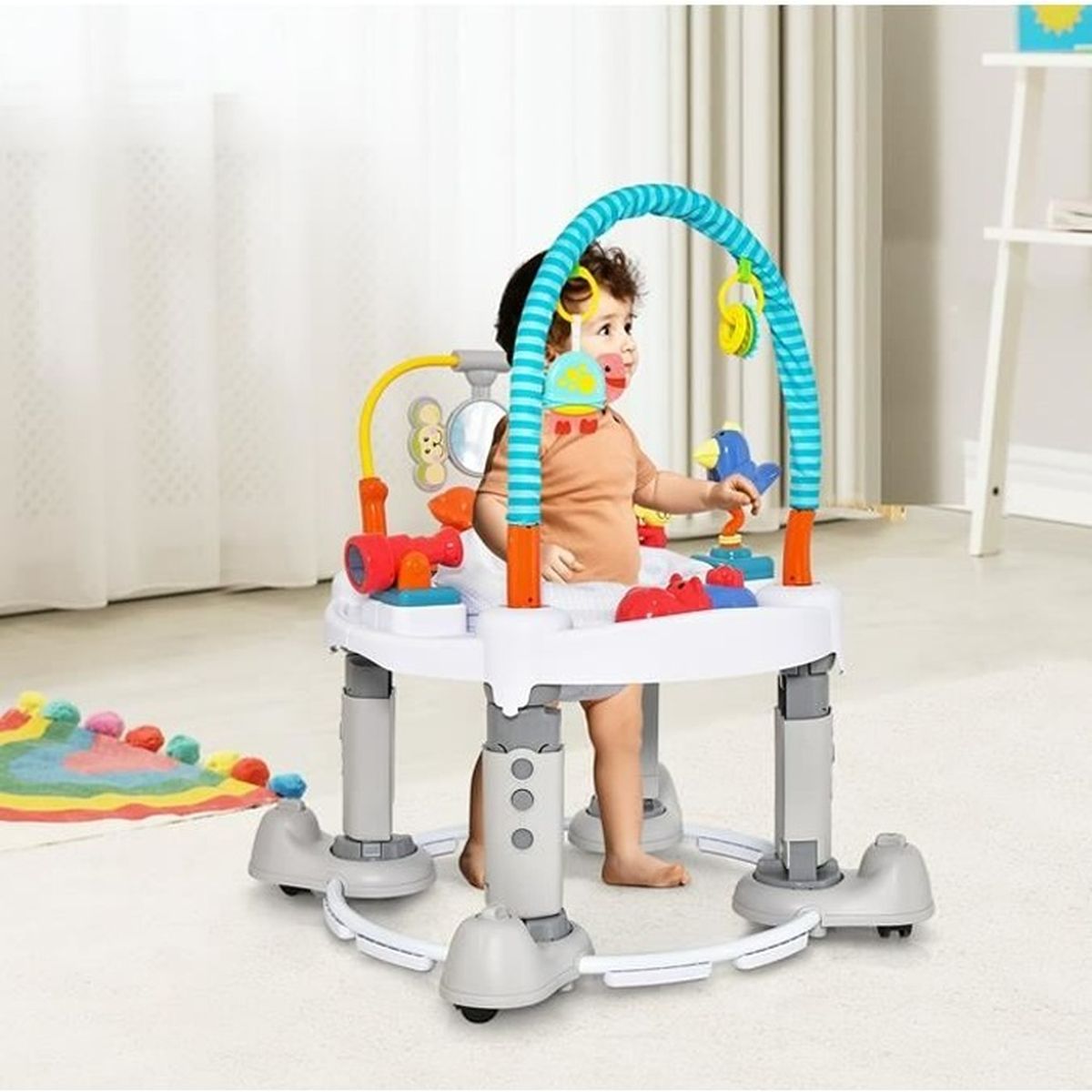 Trotteur Bébé 3 en 1 , Détachable, Vitesse Réglable Et Table D'activité Bébé  Amusante, Convient Pour Fille, Garçon Jouet 6-18 Mois - Cdiscount Jeux -  Jouets