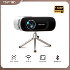 TOPTRO Auto Keystone Mini Projecteur Full HD Supporte 1080P 16000 Lumens Mini Vidéoprojecteur WiFi Bluetooth