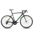 Hiland Vélo de route 28",14 vitesses,cadre en aluminium 700c,vélo de ville,pour hommes et femmes,L-570mm,Noir