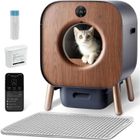 PAWBBY P1 Ultra Litière Pour Chat Autonettoyante,Certifiée par Le TÜV,Bac à Litière,Élimination des Odeurs,APP,pour 8 kg Chat