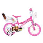 DINOBIKES Vélo Enfant 12" - BARBIE - Rose - 3 à 5 Ans - Roue 12 pouces - Fille