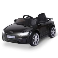 Véhicule électrique enfant Audi TT RS 12 V 35 W V. max. 5 Km/h télécommande effets sonores + lumineux noir 123x71x49cm Noir