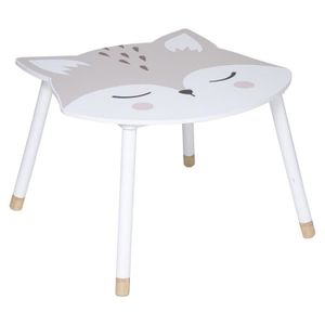 TABLE BÉBÉ Table enfant - ATMOSPHERA - Douceur renard blanc -