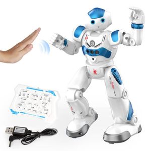 ROBOT - ANIMAL ANIMÉ Jouets  robot pour Enfants, Les Robots de contrôle à Distance programmables intelligents-bleu