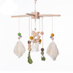 MOBILE Ensemble-5 - Cloche de lit en bois pour nouveau né, Mobile, Jouets pour bébé, Accessoires