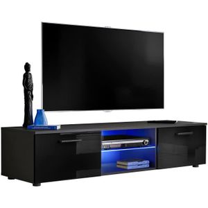 Meuble Tv 1m10 Meuble Tv Scandinave Bleu Achat Vente Pas Cher