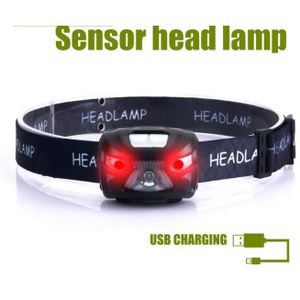 Randonn/ée Apunol Lampe Frontale Led Rechargeable USB Torche Frontale Puissante avec 200LM Cyclisme D/étecteur de Mouvement pour P/êche 8 Modes d/’Eclairage Camping Lecture IPX4 /Étanche