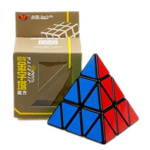 PUZZLE Noir - Cube Magique Pyramide 3x3x3, Jouet Éducatif