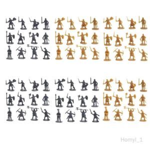 FIGURINE - PERSONNAGE Figurines d'anciens soldats médiévaux - COLAXI - M