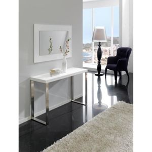Console Laque Blanc