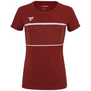 MAILLOT DE TENNIS T-shirt femme Tecnifibre Team Tech - cardinal - XS