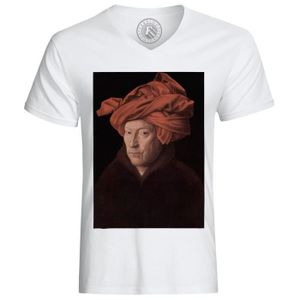 T-SHIRT T-Shirt Homme Peinture de Van Eyck Homme au Turban