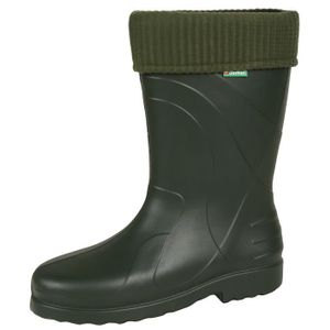 Bottes de pluie pour hommes avec couverture en coton détachable