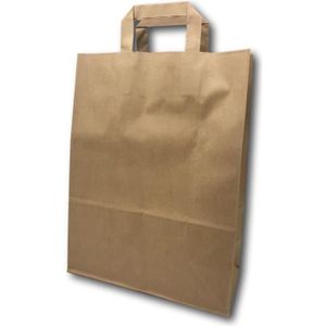 Anawakia Lot de 10 sacs en papier kraft pour bouteilles de vin ou de champagne 11 x 9 x 35 cm
