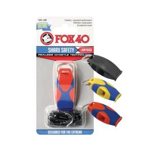 Visiodirect Sifflet Fox 40 Sharx de couleur Rouge//Roi avec cordon