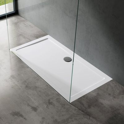 Receveur De Douche Novellini Olympic Plus 120x70 Cm Acrylique Blanc évacuation 4,5cm