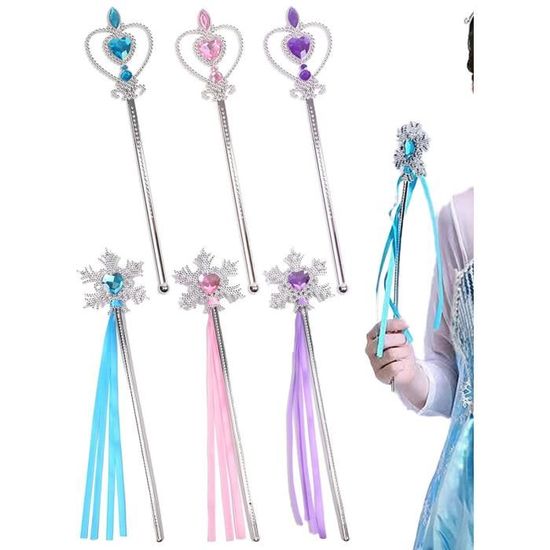 Pllieay Kit De Fabrication De Baguettes De Fée Princesse : 18 Baguettes En Bois Brut Et 4 Autocollants En Pierres Précieuses U2013 Spectacle Magique