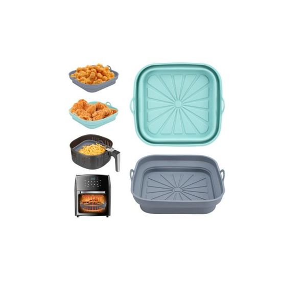 Lot 9 Accessoires Moules Silicone Air Fryer – Compatible Ninja AF500EU 10.4L & Cosori TwinFry XXL 10L
