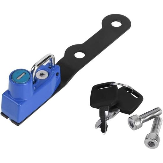 Antivol De Casque De Moto, Crochet De Verrouillage De Casque Antivol Robuste Noir Résistant Aux