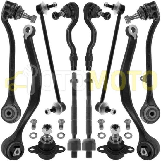 Kit De 12 Pièces Bras Avant Pour BMW X3 E83 - Manchettes, Rotules, Barres De Liaison - Neuf, Marque Rapid Autoteile