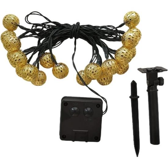 Lampe D'Extérieur De Style Marocain Solaire De Haute Qualité, Longue Durée De Vie De La Lumière