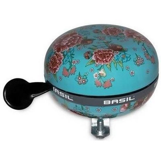 Sonnette velo BASIL Ding Dong XL Bloom Emeraude Mixte Velo loisir Diametre 8cm Cdiscount Sport
