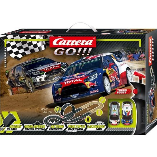 Circuit Carrera Go!!! - CARRERA-TOYS - Super Rally - Adulte - Marron - Intérieur