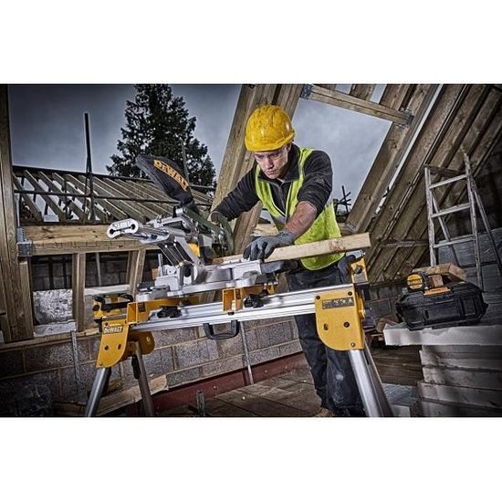 Scie à Onglets Radiale DEWALT DCS365N-XJ 18V - Sans Fil, Système XPS, 3750 Tr/min, Lame 184mm | Pour Pro Et Bricoleurs