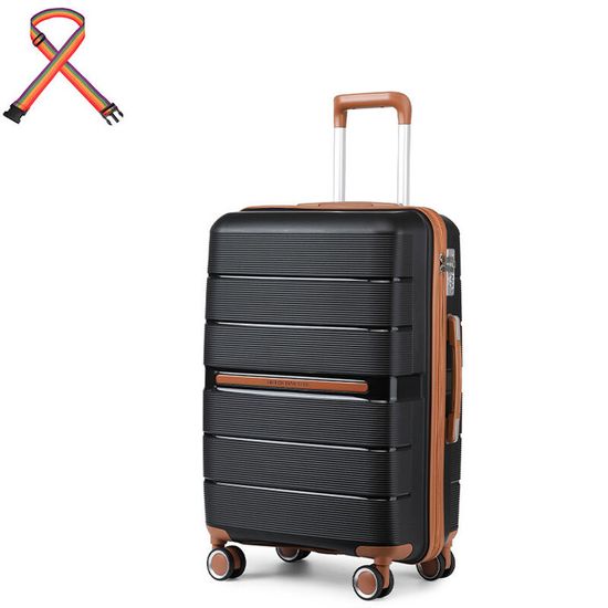 AREBOS Set de 4 valises de voyage Valises rigides Set valises SML-XL Argent