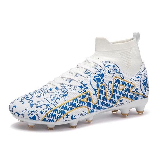 Chaussures De Football Enfant - Crampons, Cuir Souple, Légères Et Antidérapantes, Garçon/fille