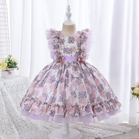 Robe De Fête Next Fille 3 Ans - Manches Courtes, En Ponte, Occasion Très Bon état