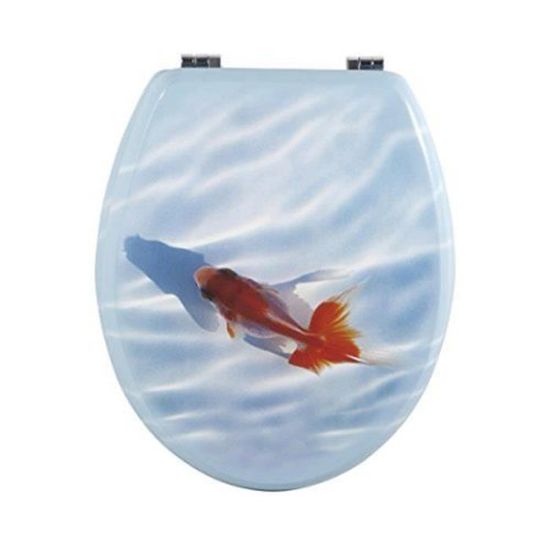 Abattant wc poisson rouge 2025