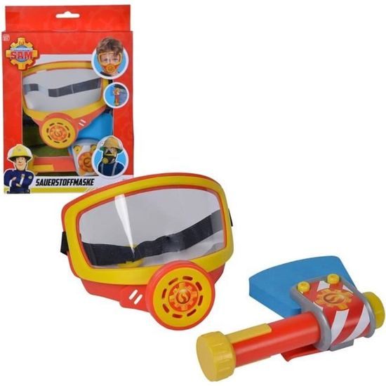 Masque Officiel Simba Simba Masque à Oxygène Sam Le Pompier Avec Élastique Et Hache – Accessoire Déguisement Pompier Enfant Masque Officiel Simba Simba Masque à Oxygène Sam Le Pompier Avec Élastique Et Hache – Accessoire Déguisement Pompier Enfant