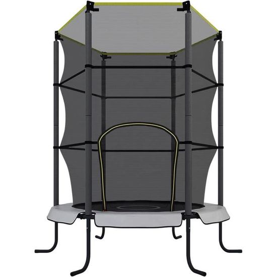 COSTWAY Trampoline de Jardin pour Enfants avec Filet de Protection COSTWAY Trampoline de Jardin pour Enfants avec Filet de Protection