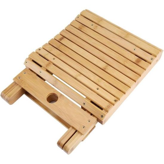 Trust-Tabouret repose-pieds bambou RUSTICO table console bois guéridon