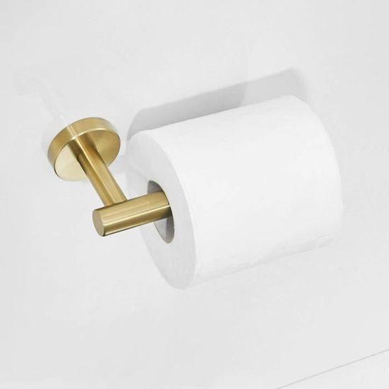Porte-papier Toilette Mural En Acier Inoxydable 304 Pour Décoration D'Hôtel (doré)-Fei Yu