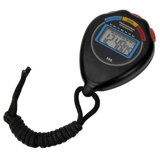 Chronomètre Sportif Uadme – Écran LCD, 3 Modes, Résistant Aux éclaboussures – Pour Coach Et Athlètes !