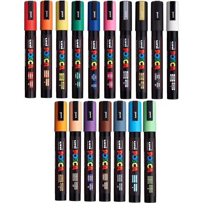 Posca stiften set 8 stuks cool colors - kantoorartikelen kopen? | Korting tot 47