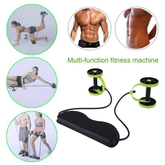 Fitness équipement roue abdominale abdominaux roue ménage multifonctionnel AB estomac machines rouleau torse muscle XC25