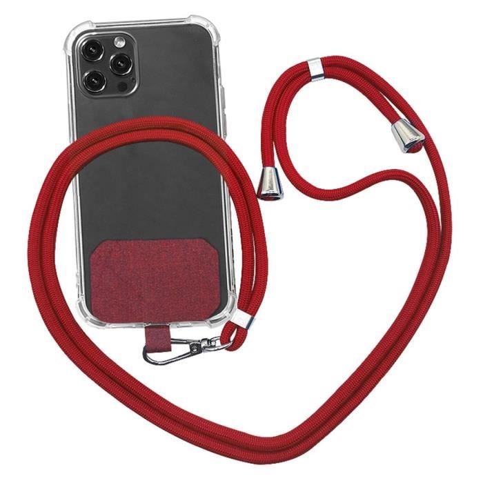 Rouge - Sangles de téléphone portable universelle lanières de courroie de téléphone portable corps de croix DRAGONNE TÉLÉPHONE
