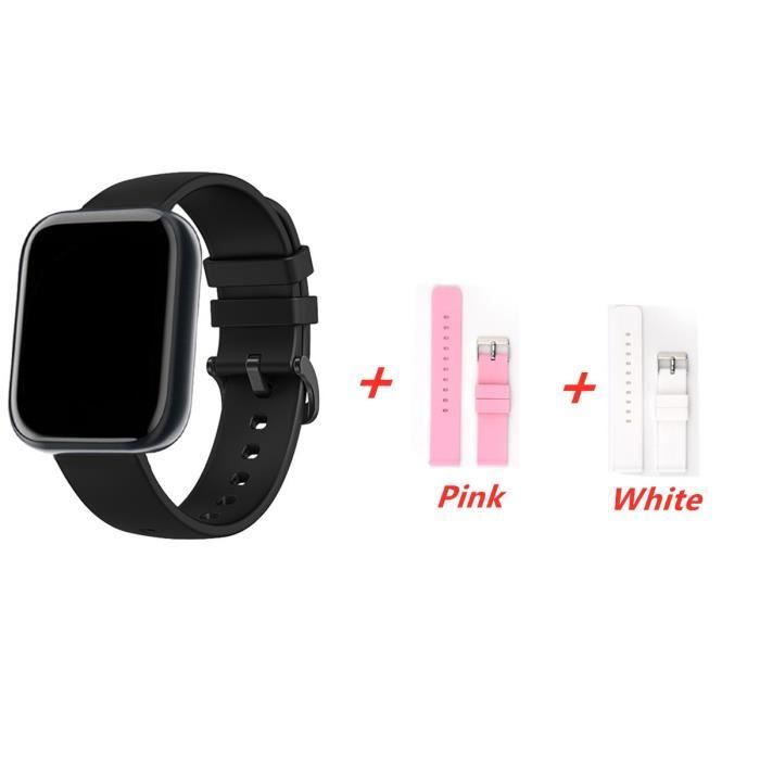 Montre connectée,Mode montre intelligente 2020 femmes hommes électronique Sport montre bracelet pour Android - Type Silica strap #D